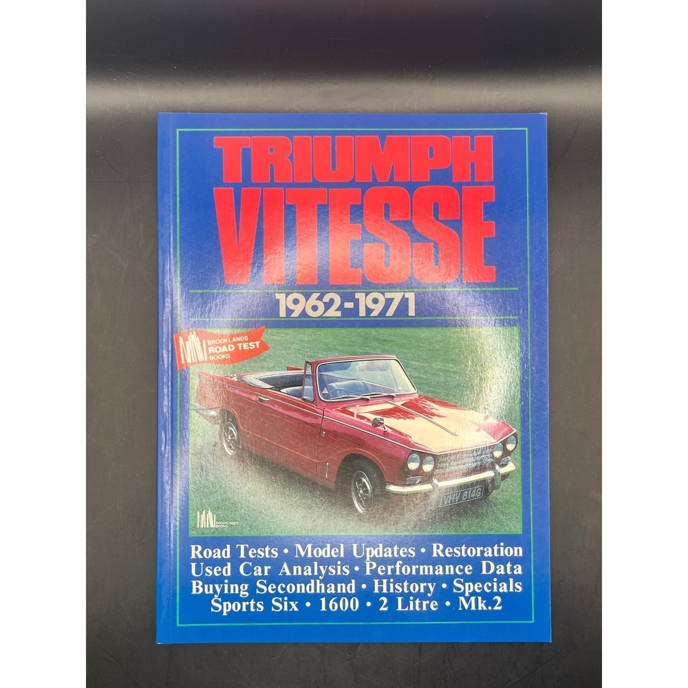 Triumph Vitesse 1962-1971 Brooklands Road Test Portfolio Book Classic Car
